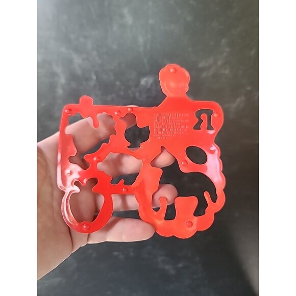 Vintage McDonald's Plastic Stencils 1986 Made In USA - Picture 4 of 10